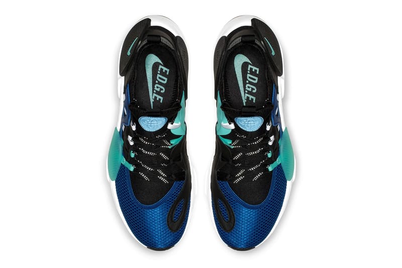 Nike Huarache E.D.G.E. TXT White Clear Emerald Total Orange Indigo Force Black First Look Release Info